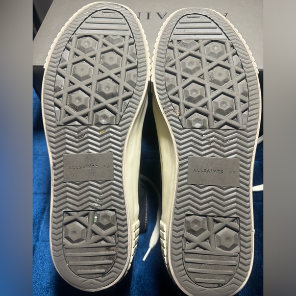 EUC ALLSAINTS Douglas Script High Top Sneakers Size 10 Men. - Picture 9 of 10
